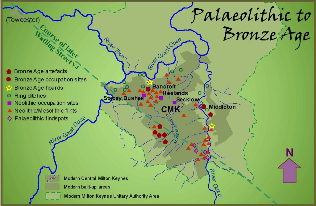 Paleo - Bronze Age Map MK large